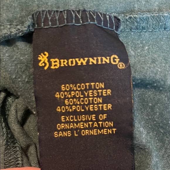 Green Long Sleeve Browning Shirt - Picture 6 of 6